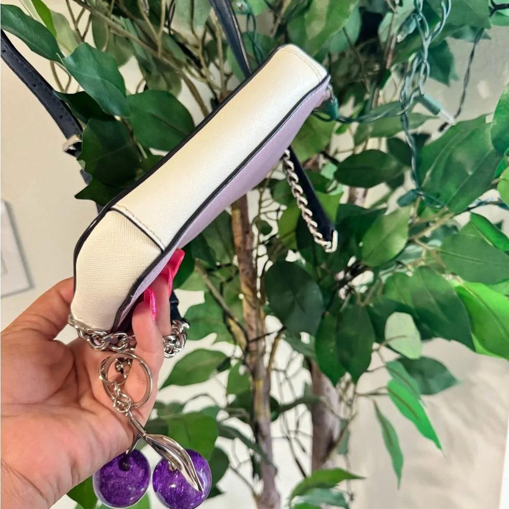 kate spade Crossbody with Purple Cherry Charm